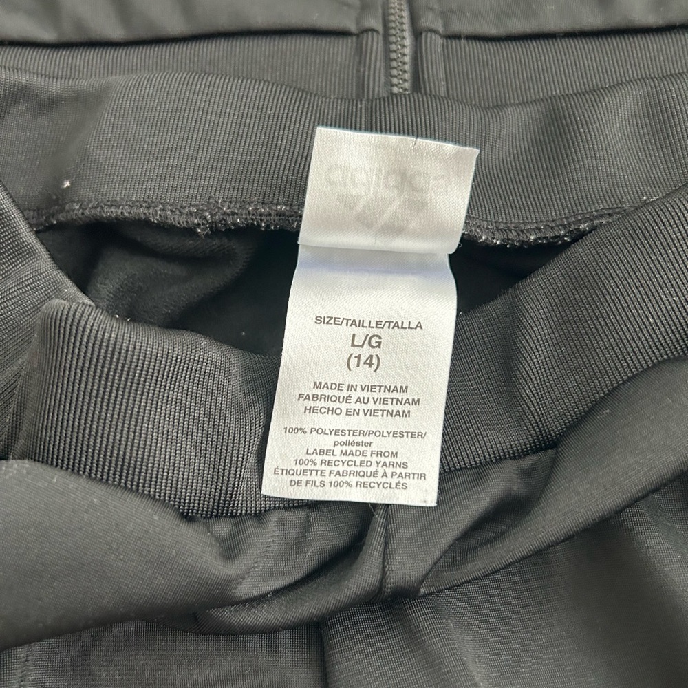 Adidas Black Apparel with Subtle White Accents both jacket & pants - Picture 2 of 4